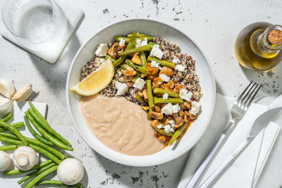 Champignon-Bohnen-Quinoa