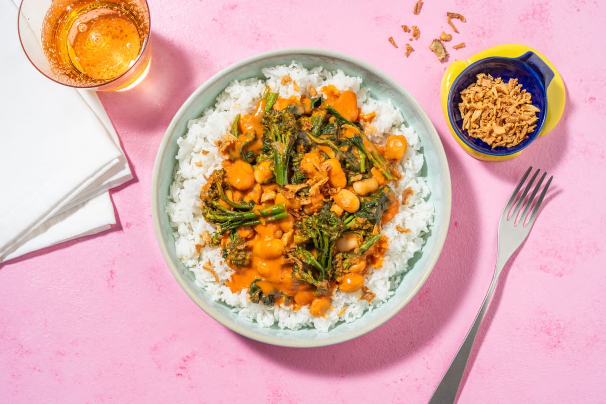 Creamy Gochujang Cannellini Beans and Tenderstem®
