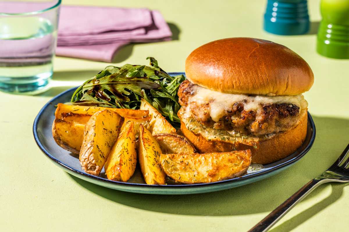 Family Favourite Pork and Apple Burger