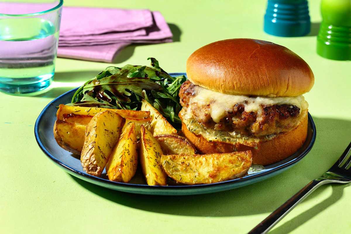 Family Favourite Pork and Apple Burger