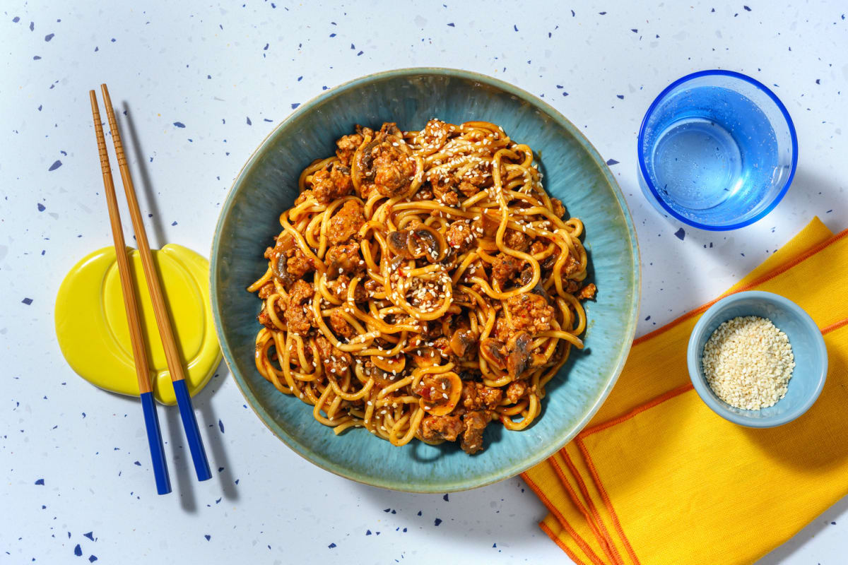 Super Quick Bulgogi Pork Noodles