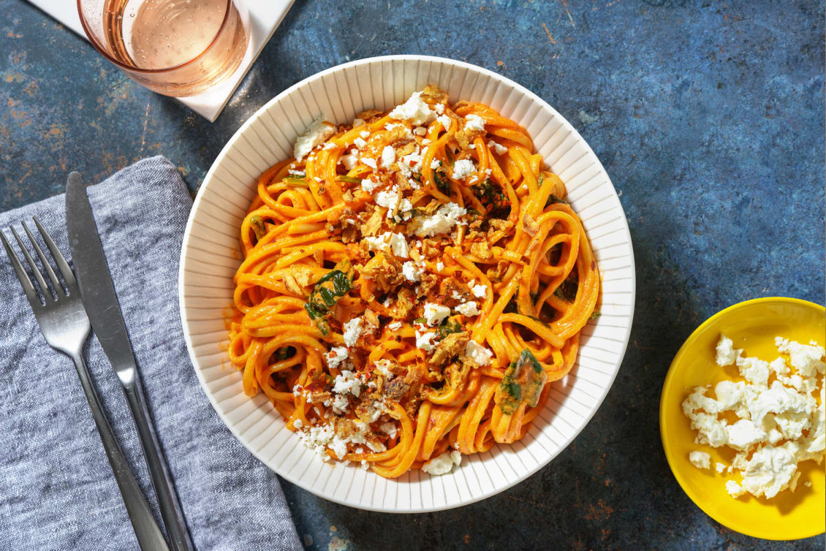 Creamy Tomato and Chorizo Spaghetti