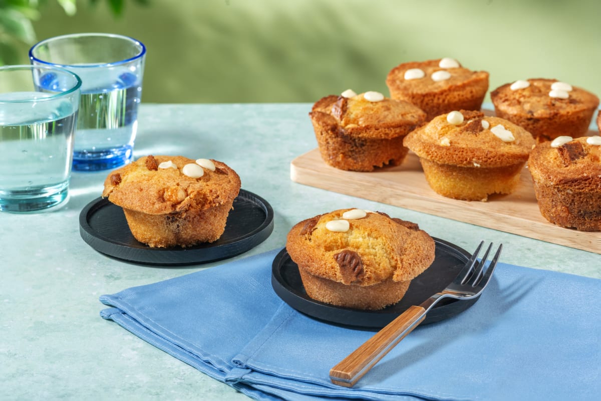 Muffins chocolat blanc & spéculoos 