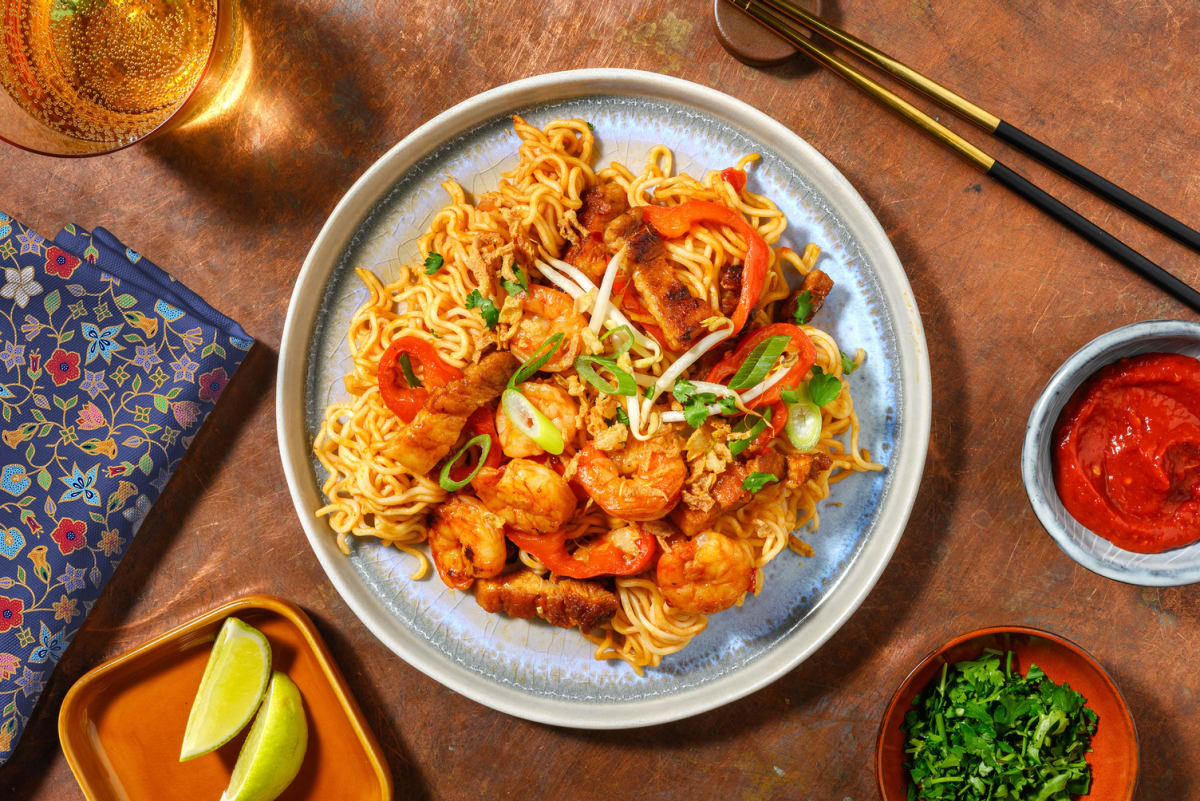 Hokkien Mee noedels op z'n Singaporees