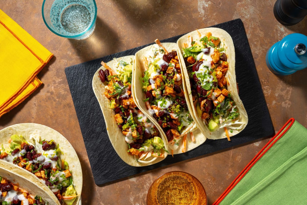 Loaded soft taco's met varkenshaas