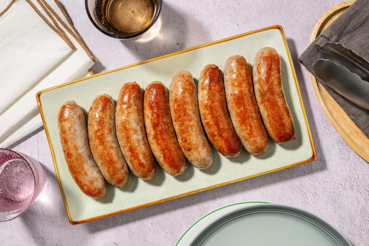 8 British Cumberland Sausages | 496g