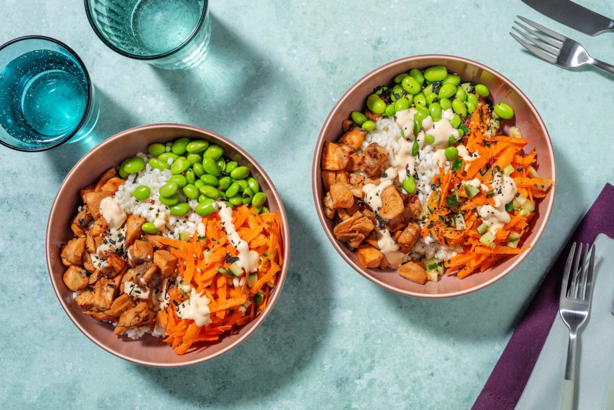 Pokébowl met zalm