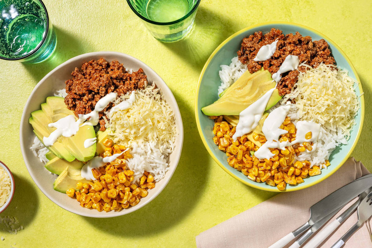 Chipotle Pulled Chicken and Charred Corn Burrito Bowl Recipe HelloFresh