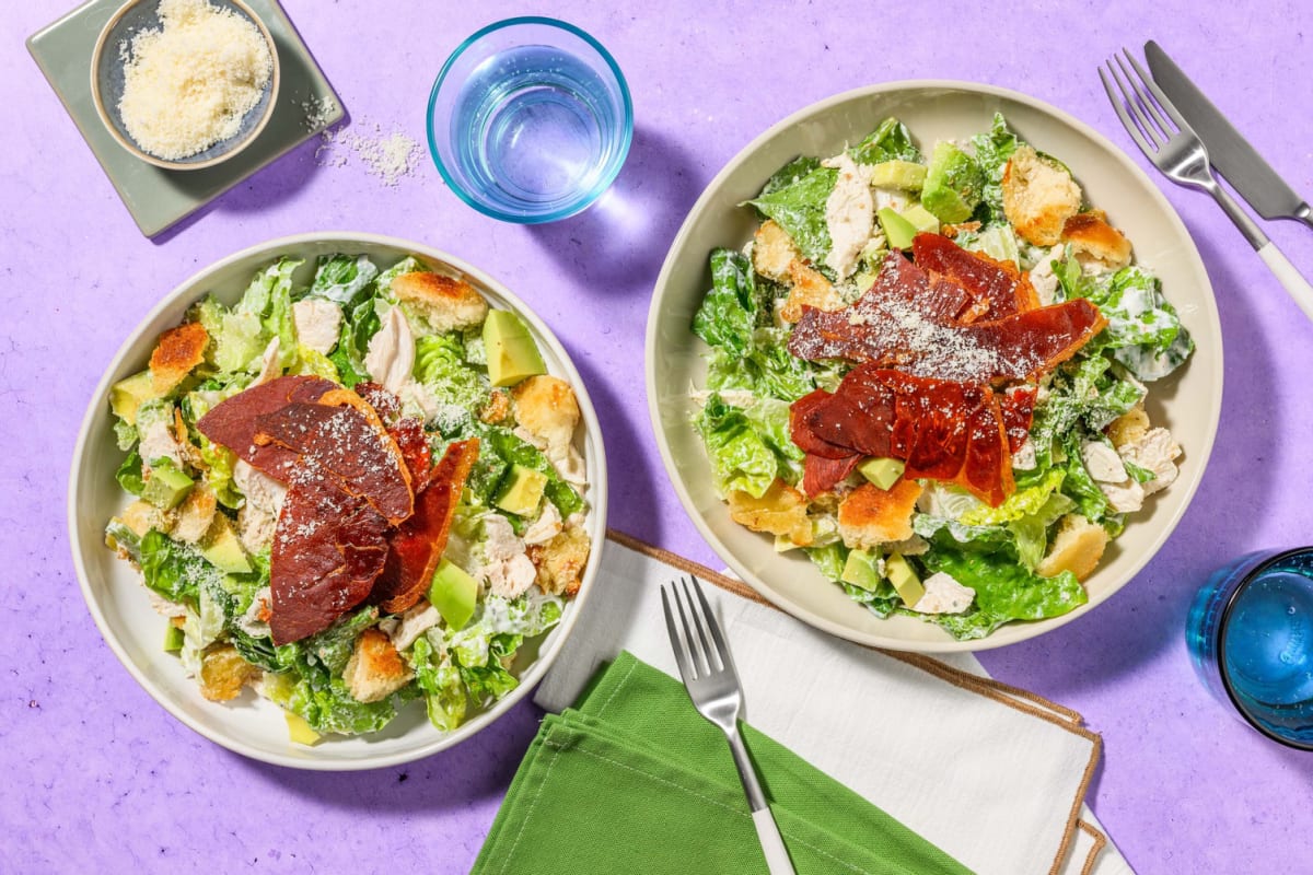 Cheat's Chicken Caesar Style Salad