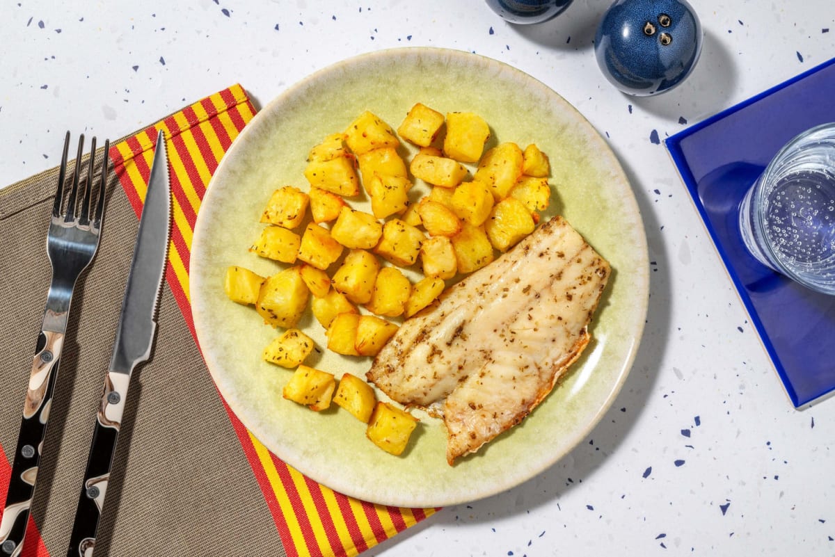 Branzino con patate