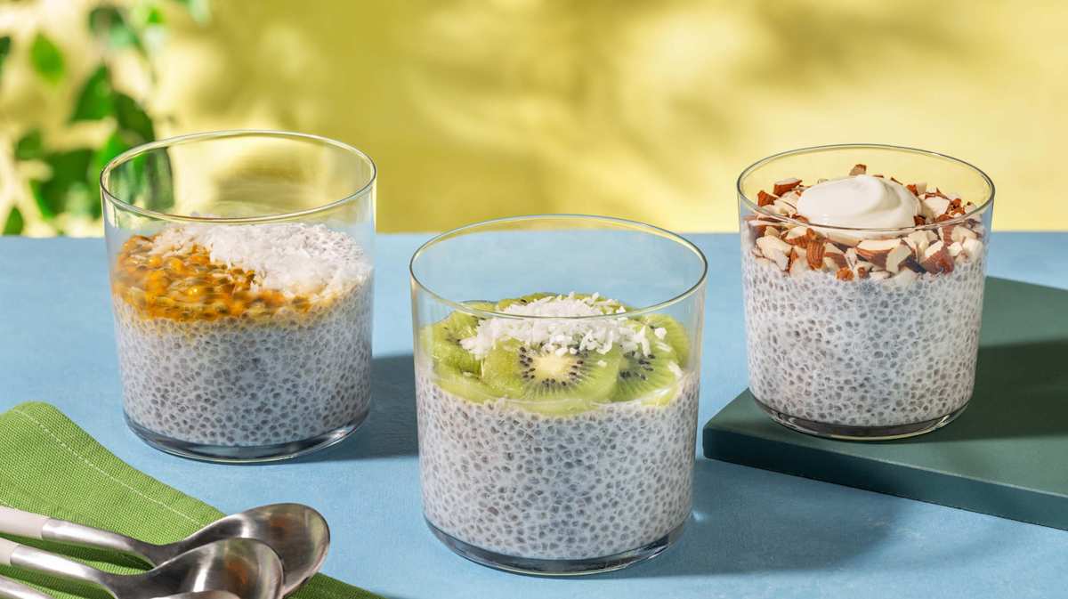 Chia Pudding für drei Tage