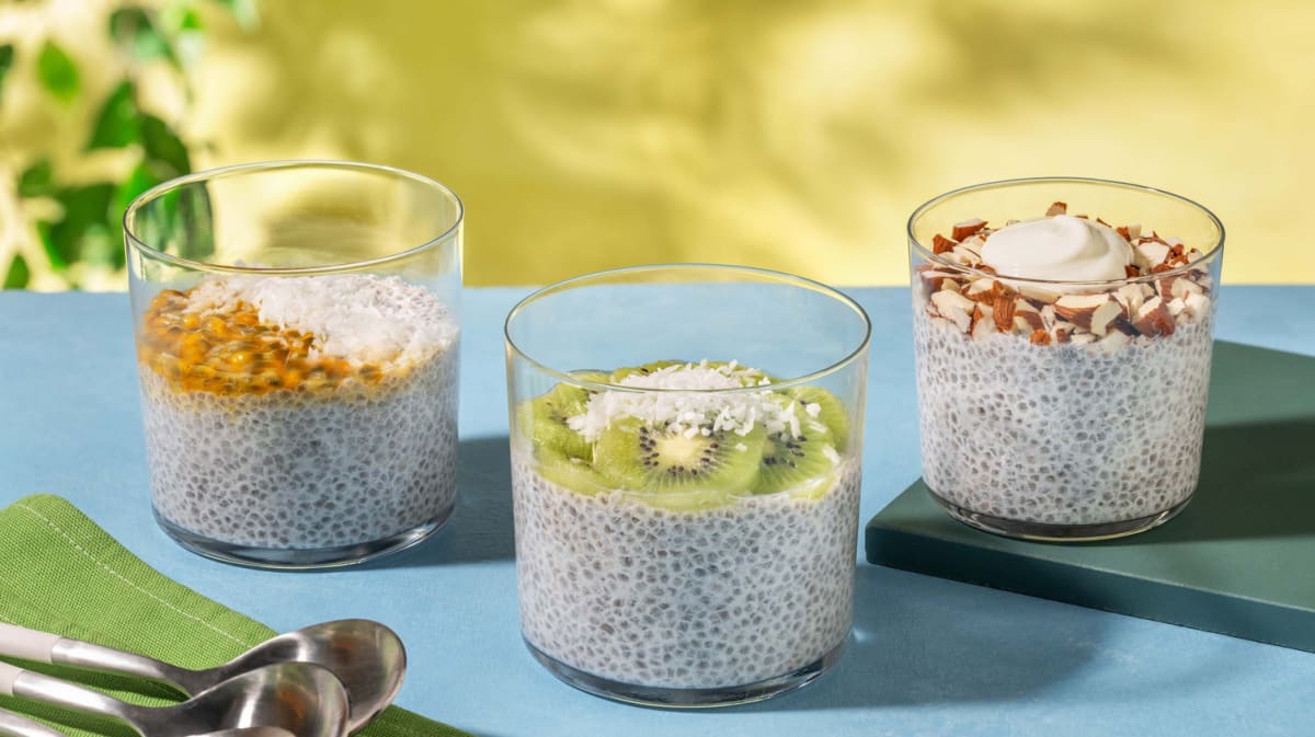 Chia Pudding für drei Tage