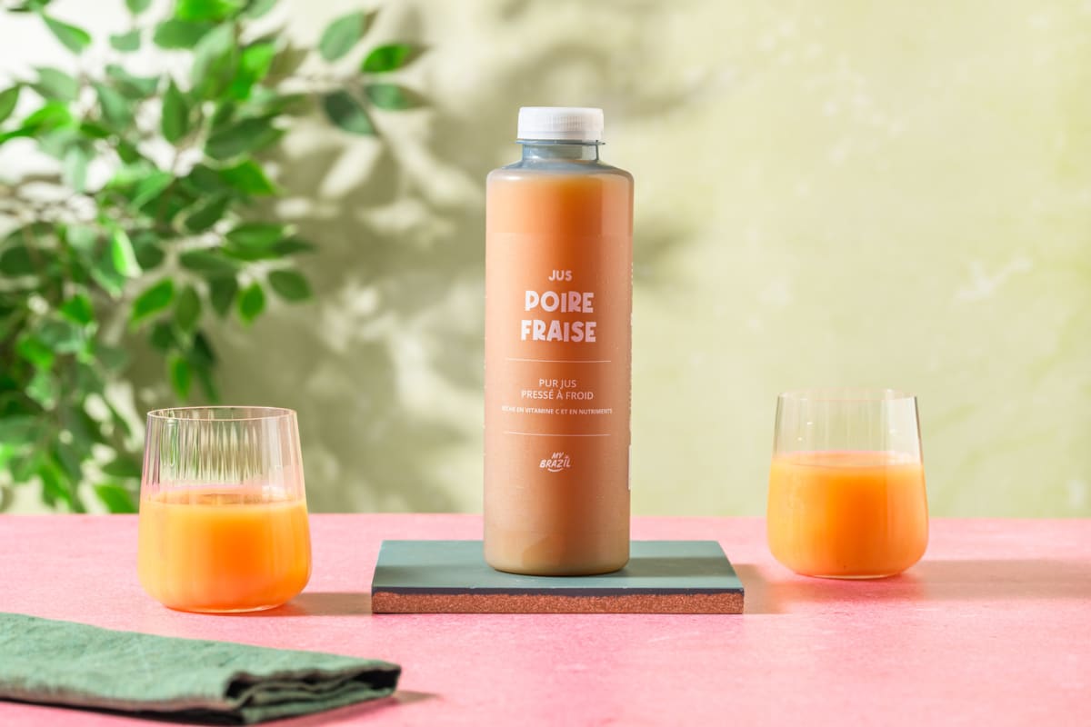 Jus pressé à froid | Poire Fraise