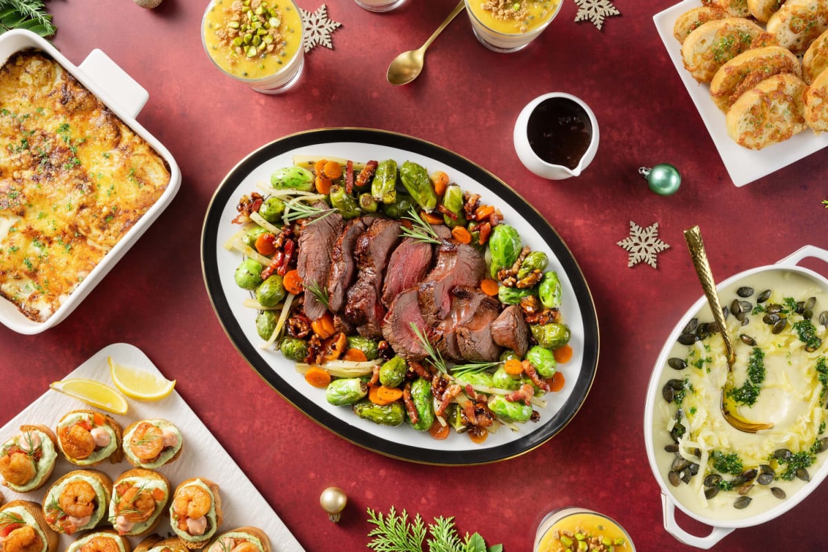 Festive Christmas Dinner Box: Four Courses | 4 servings