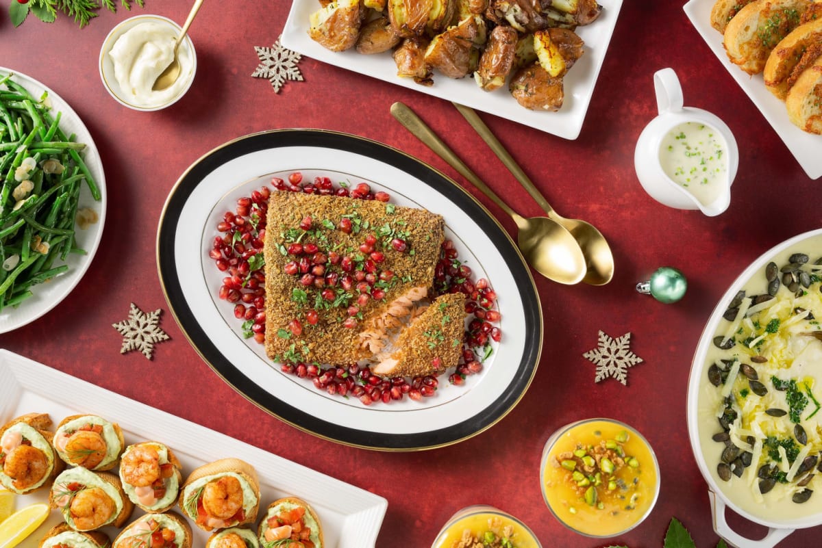 Box de Noël : menu de la mer en 4 services 