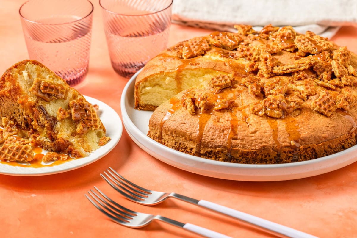 Gâteau de gaufre au sirop