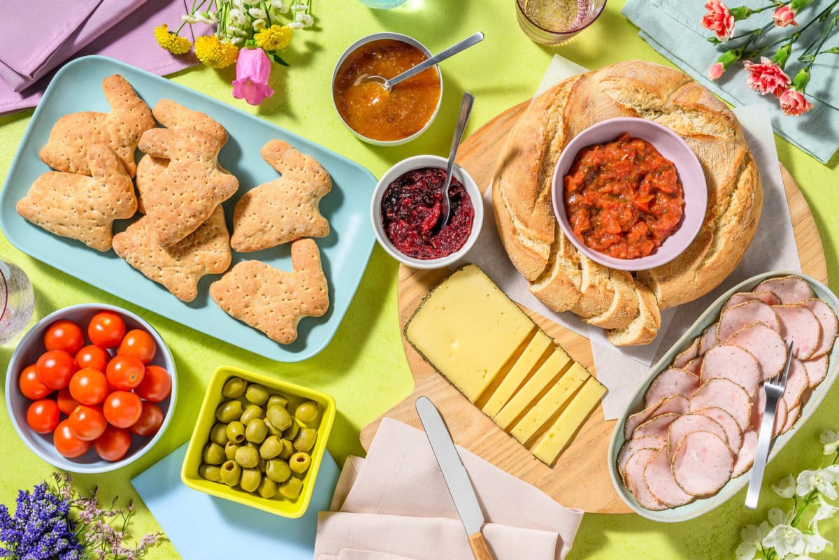 Gemütlicher Familien-Osterbrunch