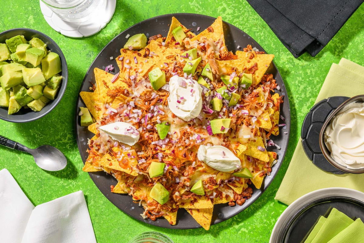 Nachos mit Pulled Pork 