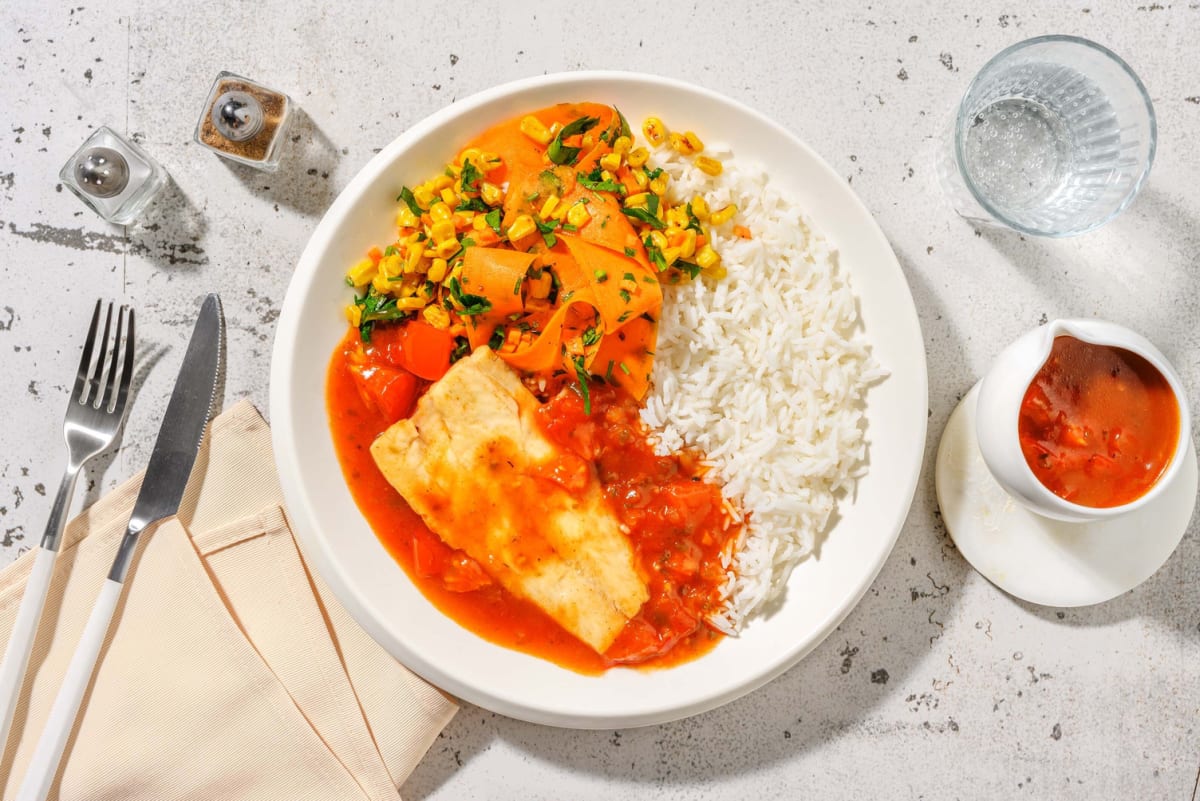 Pandestegt sej i krydret enchiladasauce