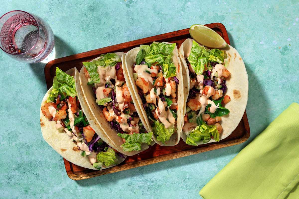 Asiatiska räktacos