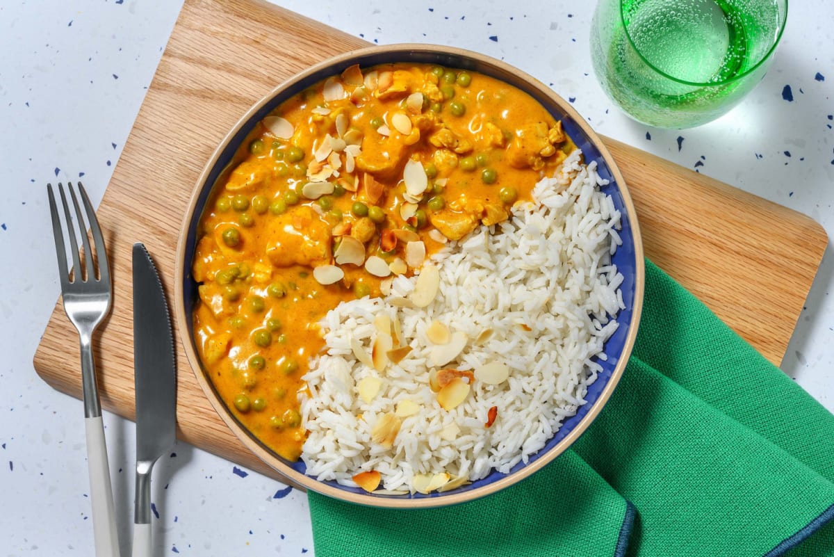 Butter Chicken and Basmati Rice