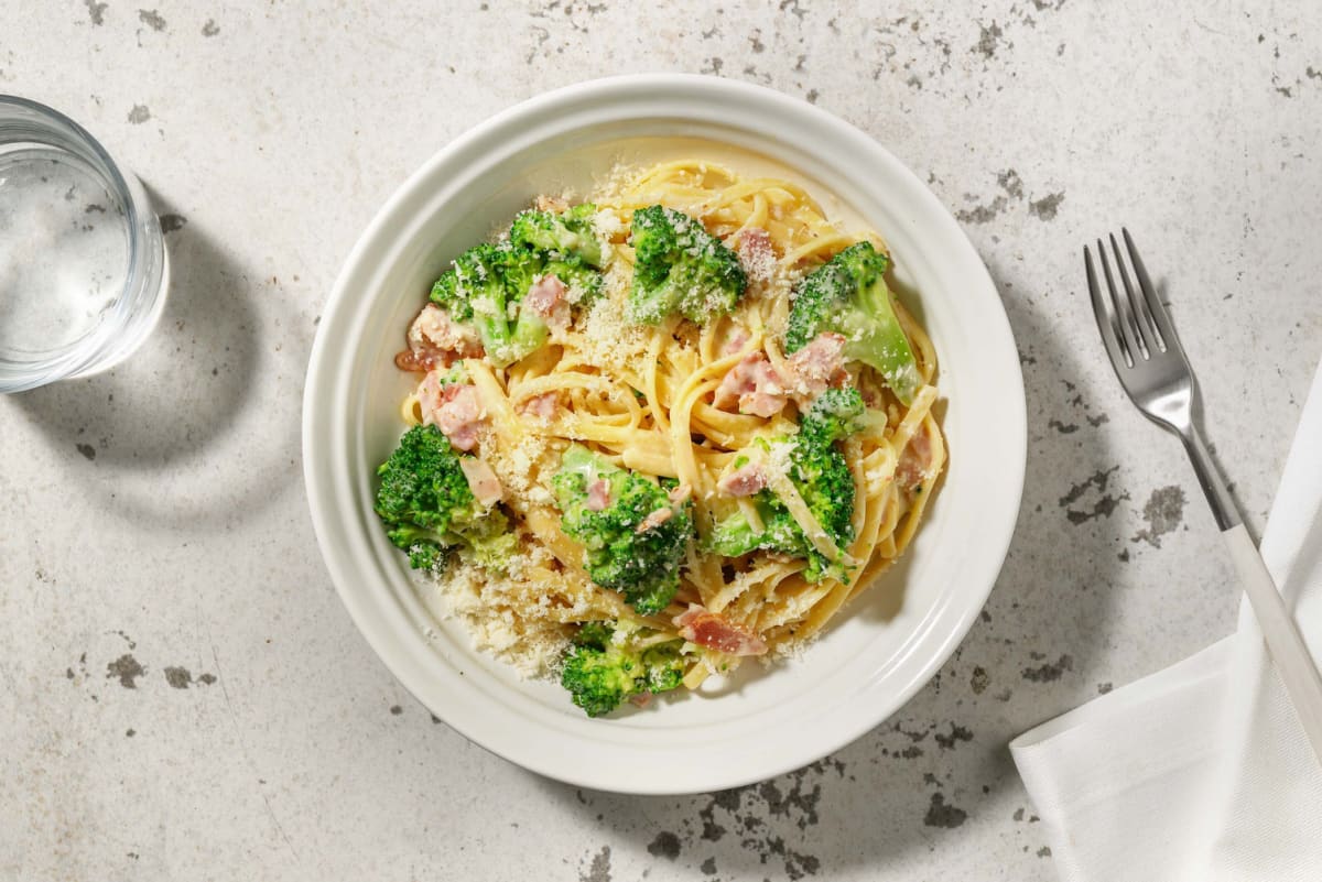 Pasta nach Carbonara Art