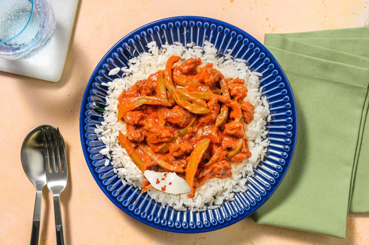 Veggie Mince Rogan Josh Style Curry 