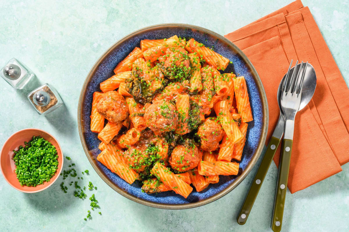 Pork Meatballs in Rich Tomato Sauce