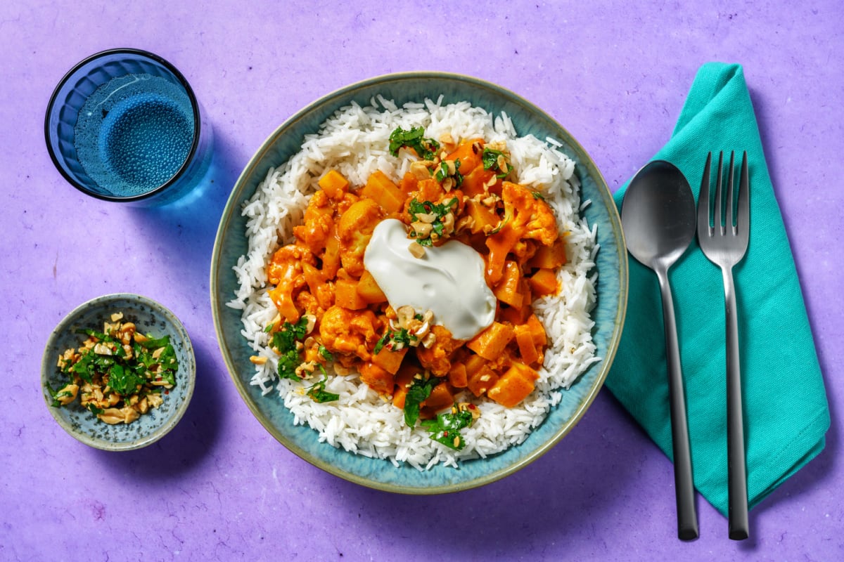 Hurtig vegetarisk tikka masala