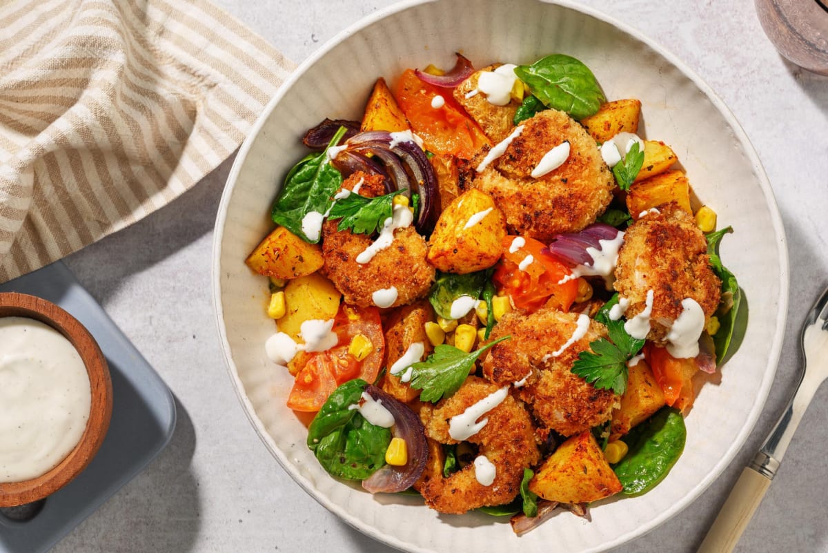 Cajunpanerade räkor