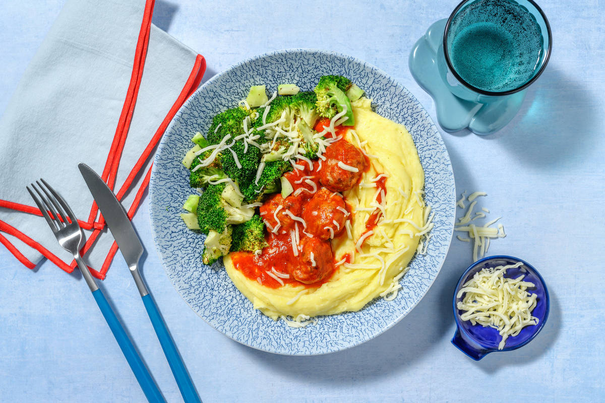 Cheesy Spiced Turkey Meatballs Recipe HelloFresh