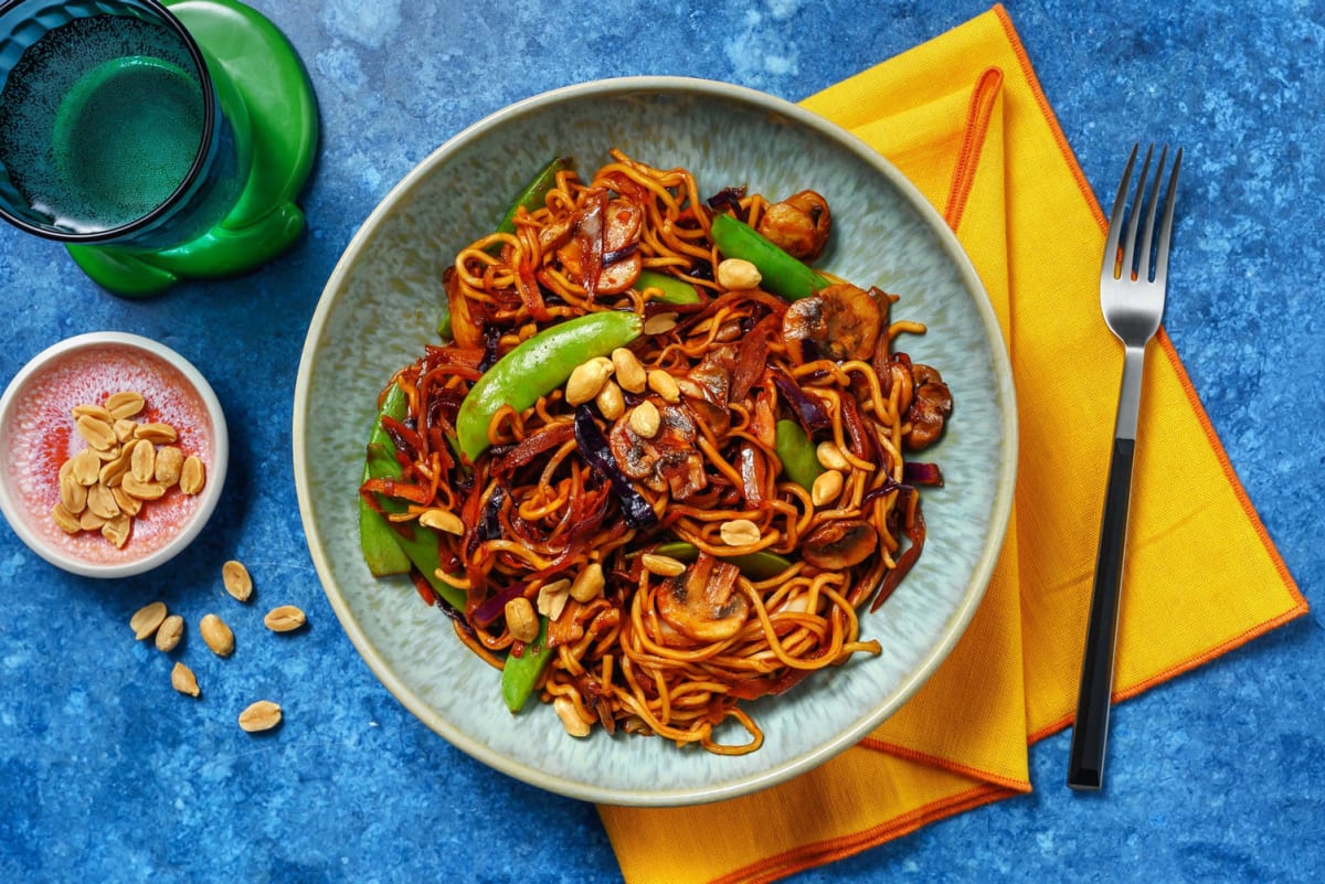 Sesame Gochujang Chicken Noodles