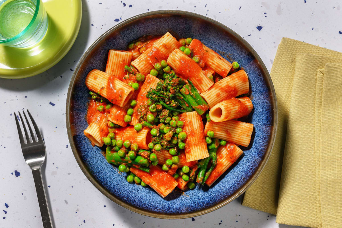 Spicy Cajun Tomato & Super Greens Rigatoni