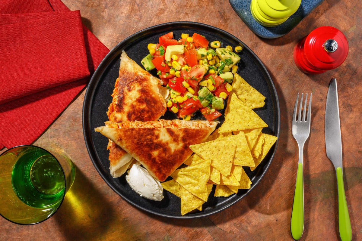 Ostefylte kyllingenchiladas