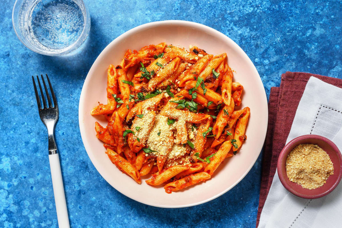 Penne alla Napoletana mit Oliven