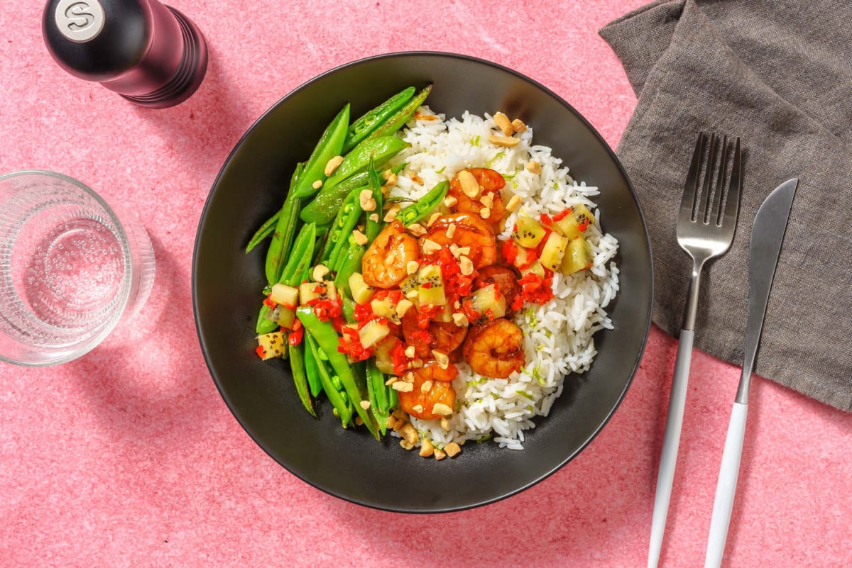 Teriyaki Prawn Poke Style Bowl 