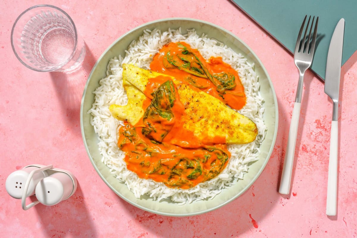 Creamy Sea Bass Tikka Masala 