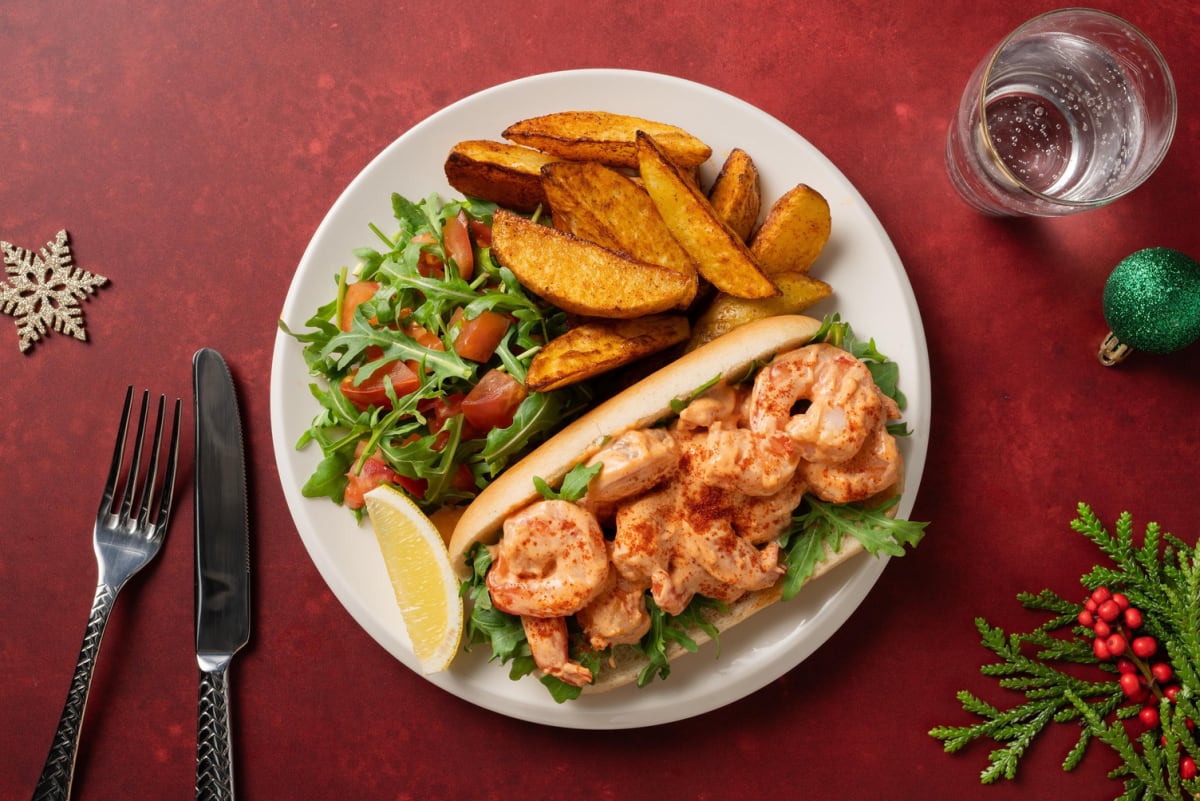 Posh Double King Prawn Cocktail Brioche Sub