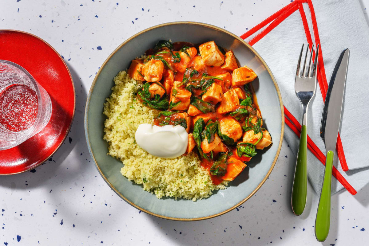 Speedy Spiced Chicken and Zhoug Couscous