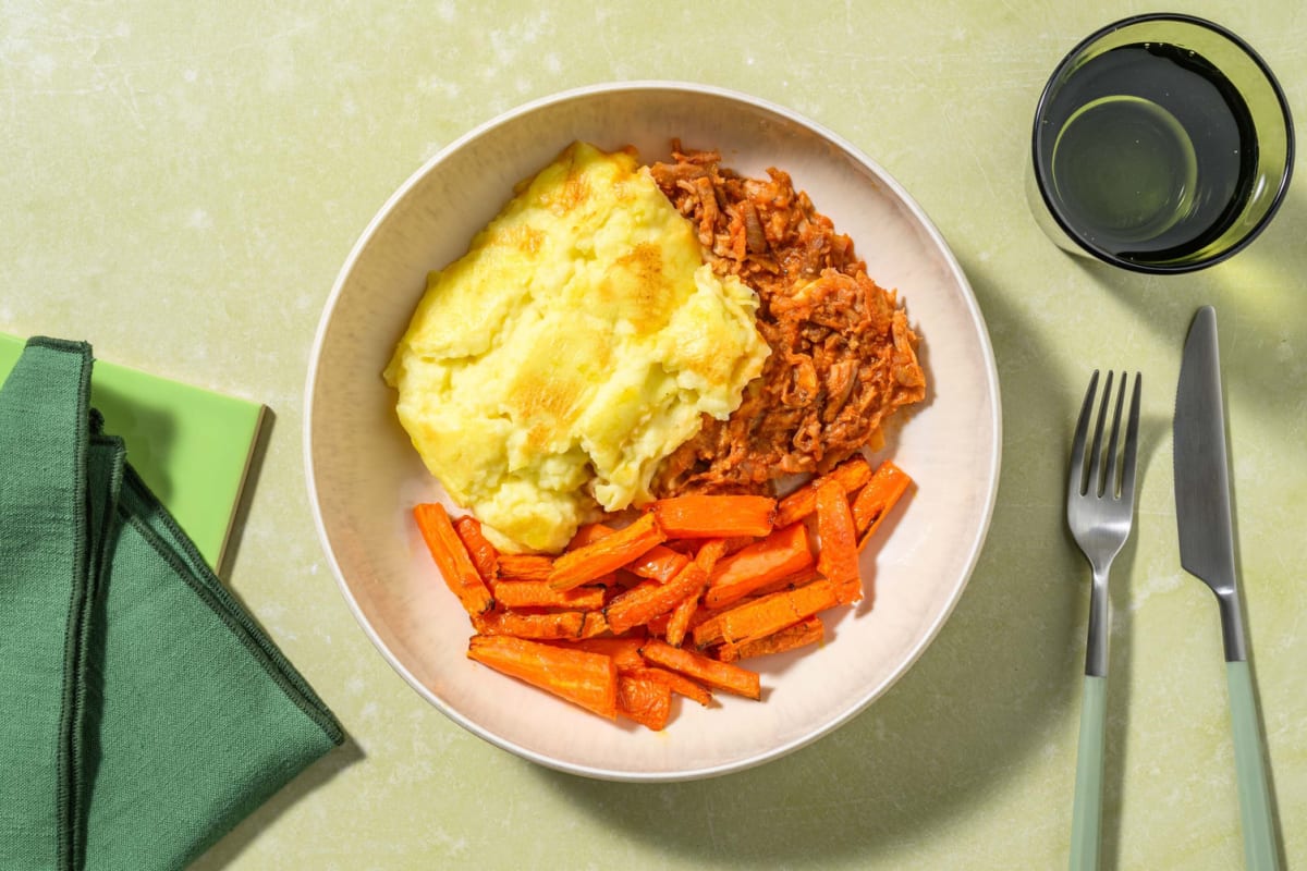 Rich Pulled Beef Cottage Pie