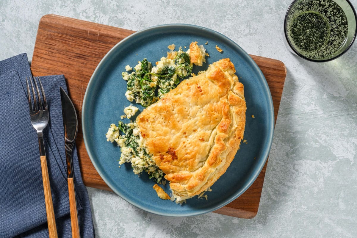 Spanakopita - torta di sfoglia alla greca