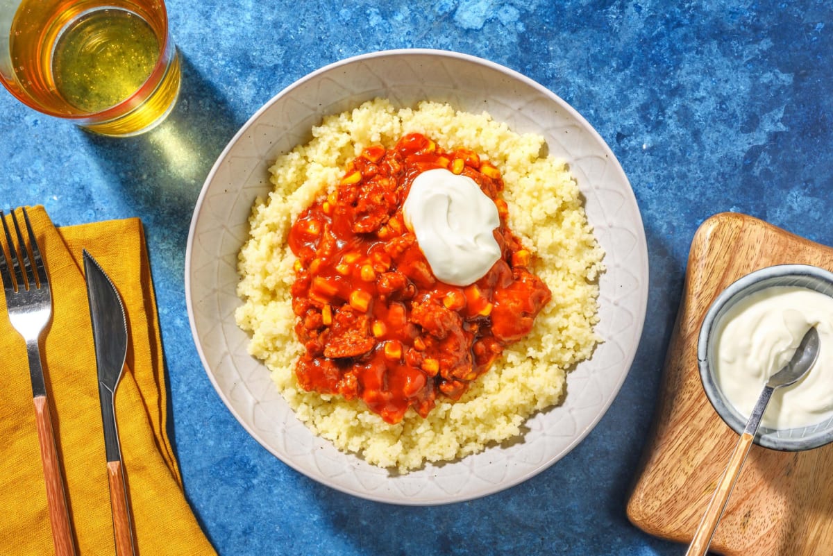 Chipotle Pork Couscous Bowl