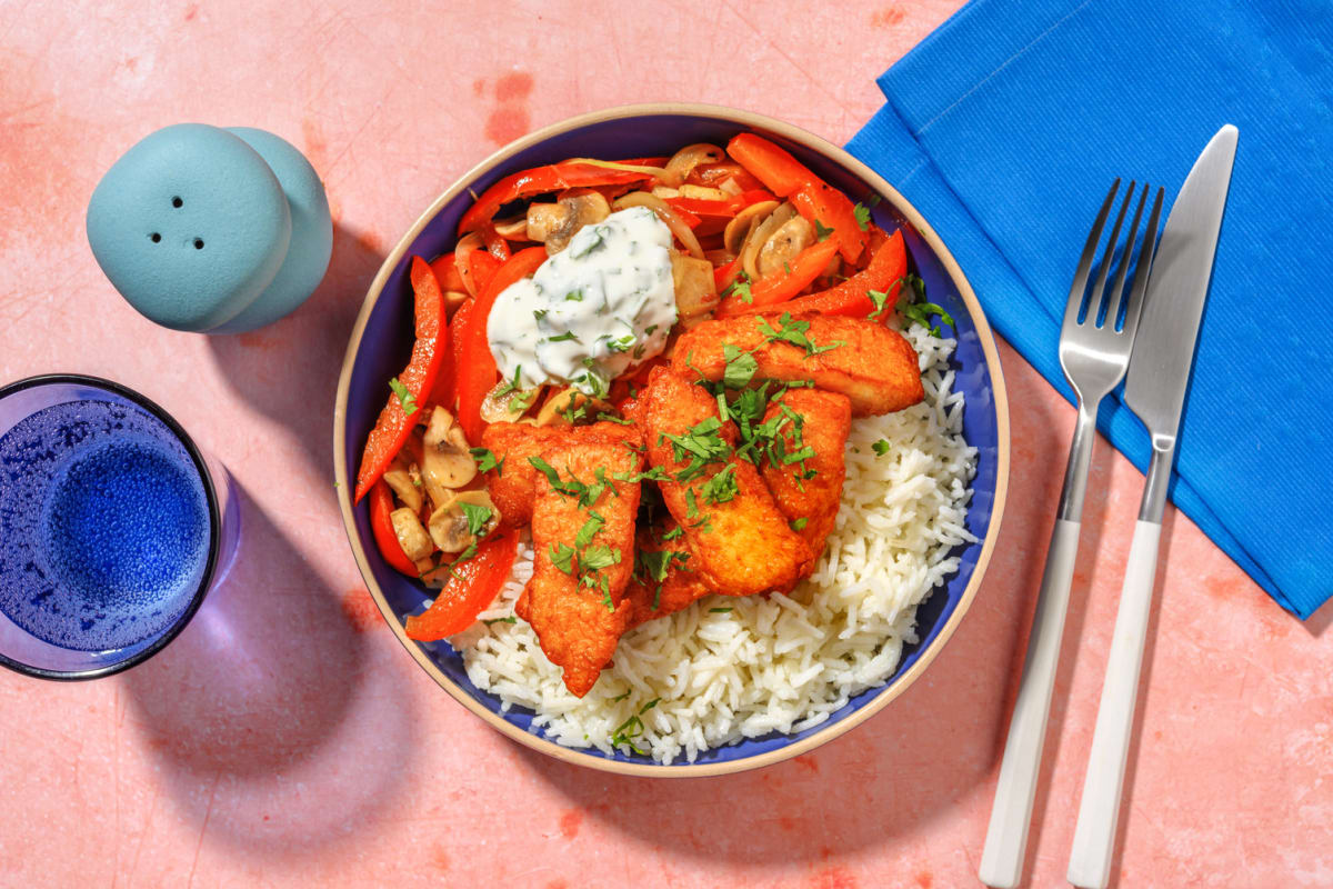 Ras-el-hanout Spiced Mushroom Rice Bowl