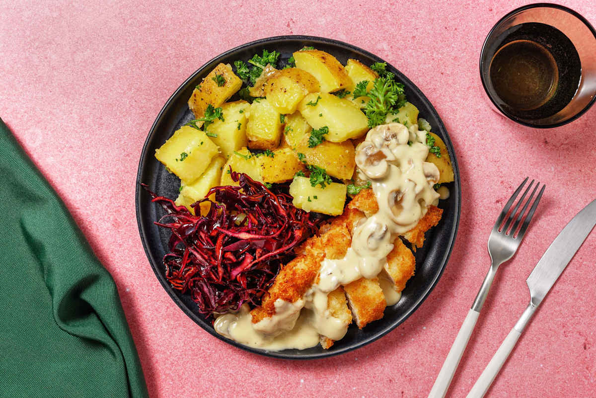 Gyldenstegt svineschnitzel