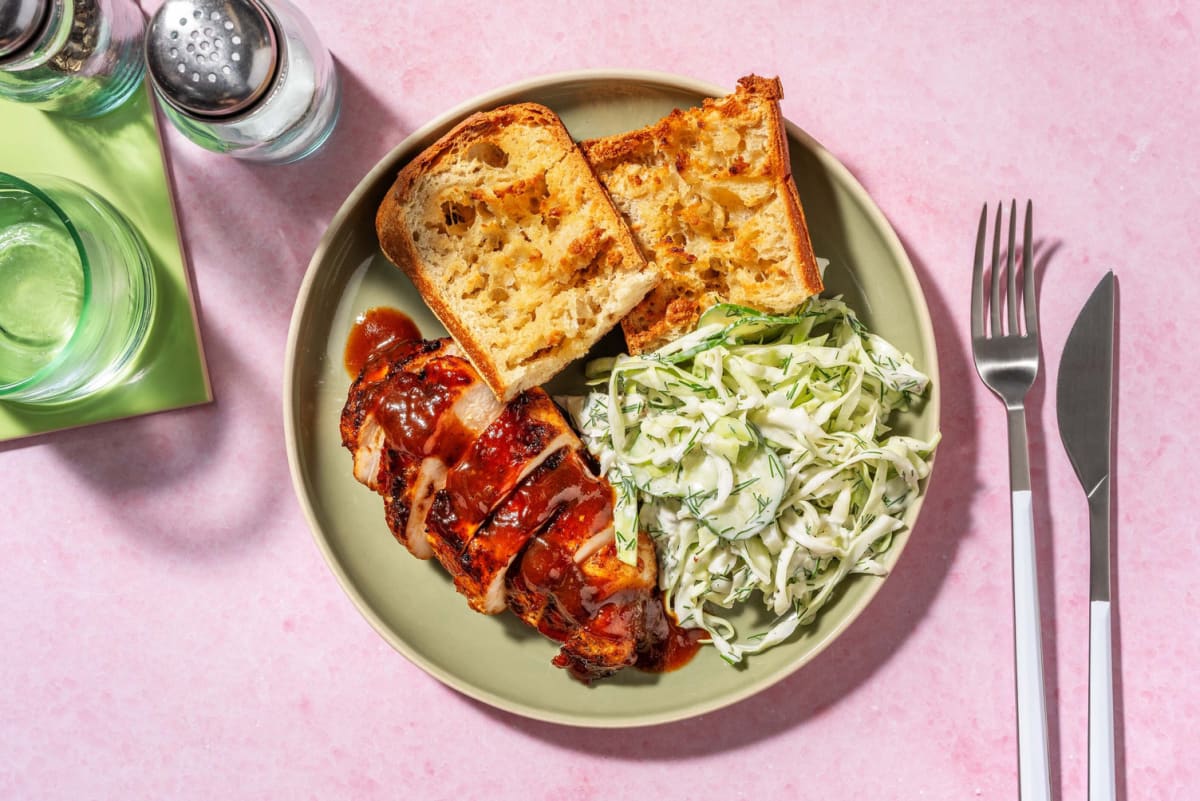 BBQ-Sauced Tofu 