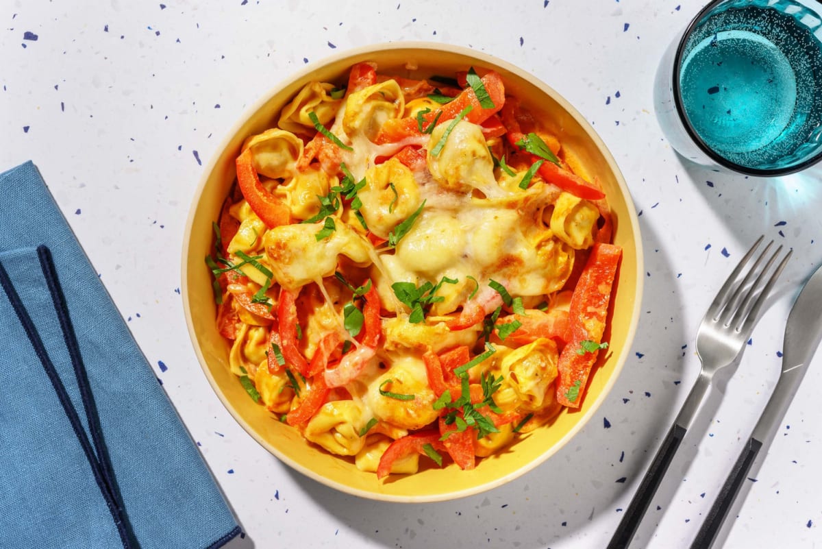 Creamy Rosé Shrimp Tortellini