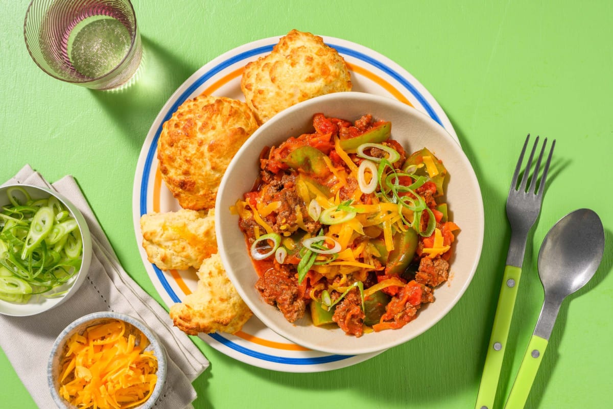 Chili au bœuf et aux légumes