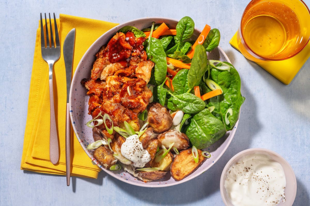 BBQ-Sauced Tofu