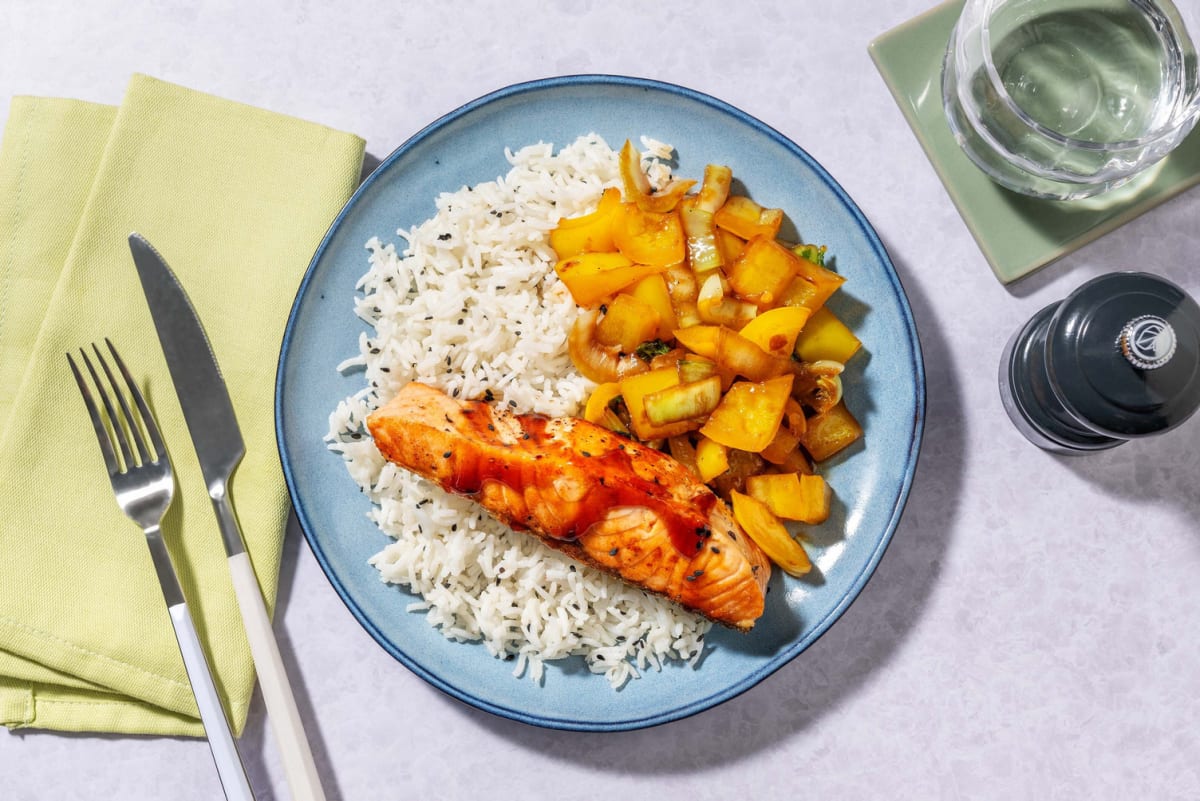 Honey-Garlic Double Salmon