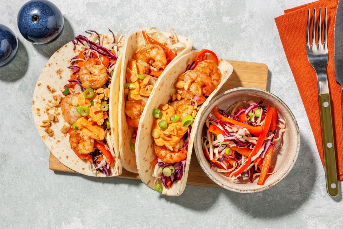 Speedy Sweet and Fiery Asian Salmon Wraps